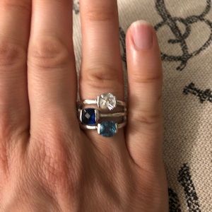 Lia Sophia 3-stone Fashion Ring